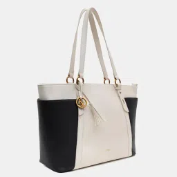 Kazo Off White & Black Large Tote image 2
