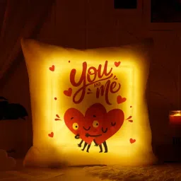 Personalized You And Me Couples LED Cushion image 3