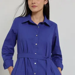 FableStreet Formal Shirt Maxi Dress image 4