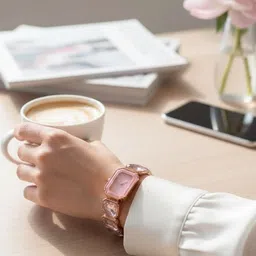 Moover Women Dial & Bracelet Style Straps Analogue Watch SLXRYwtc-PINK-J1 image 3