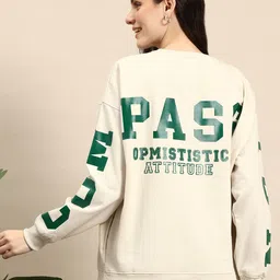 Mast & Harbour Printed Drop-Shoulder Sleeve Sweatshirt-picture-39