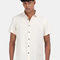 Blu MNKY Men Smart Slim Fit Striped Casual Shirt-image-36