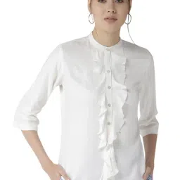Style Quotient Off White Regular Fit Shirt-image-29