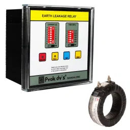Prok DVs Static Earth Leakage Relay with Tap Wound CBCT 200 mm Diameter Flush Mounting 1-4 A , EL-04 (1-4A)-picture-25