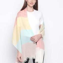 Style Quotient Multicolor Striped Stole-picture-29