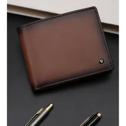 Van Heusen Men Brown Leather Wallet-image-94