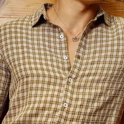 Campus Sutra Men Comfort Opaque Checked Casual Shirt image 3