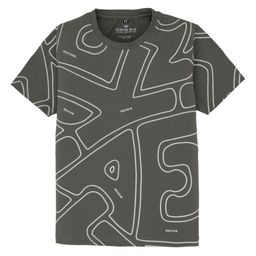 Status Quo Boys Typography Printed Raw Edge T-shirt-picture-31