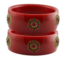 Vidhya Kangan Women Red Bangle-picture-16