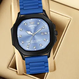 Abrexo Men Dial & Straps Analogue Watch Abx7202 BL MGT ST-picture-17