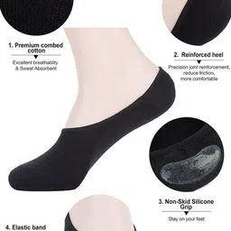 MJE Pack Of 5 Shoe Liners Socks image 3