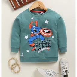 Annie Boys Captain America Printed T-shirt-image-9