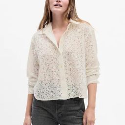 GAP Off White Relaxed Fit Floral Shirt-picture-49