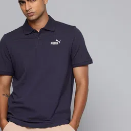 Puma Brand Logo Embroidered Polo Collar T-shirt-picture-42
