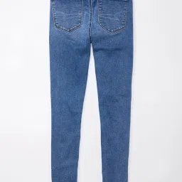 American Eagle Outfitters Blue Cotton Mid Rise Jeans image 4