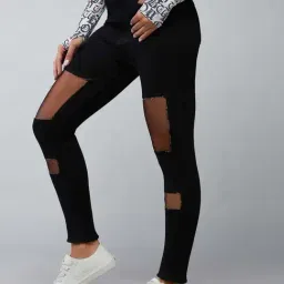 Dolce Crudo Black Slim Fit Jeans-image-16