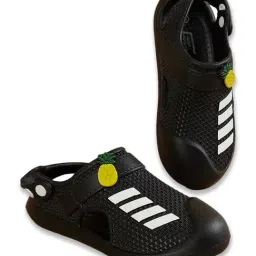 Fame Forever by Lifestyle Boys Black Back Strap Sandals image 4