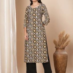 Fashor Multi Muslin Printed Kurta-picture-30