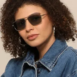 John Jacobs JJ S13146 Grey Polarized Square Sunglasses image 4