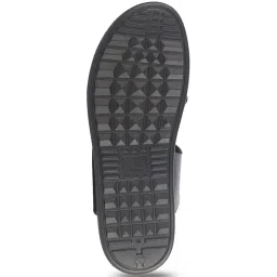 Fausto Men's Black Cross Strap Sandals image 4