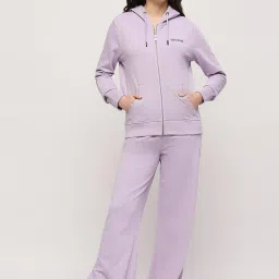 Pepe Jeans Purple Cotton Logo Print Sweatshirt image 4