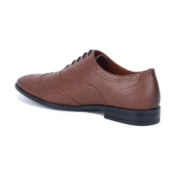 Louis Stitch Men's Tan Brogue Shoes image 4