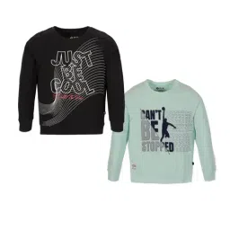 3PIN Kids Multi Cotton Printed T-Shirt Pack Of 2-image-82