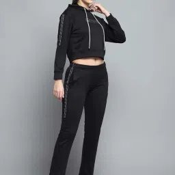 Rock.it Black Regular Fit Printed Tracksuits image 4