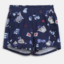 Chicco Kids Navy Printed Shorts-picture-44
