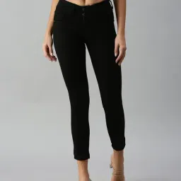 showoffff SHOWOFF Skinny Fit Clean Look Black Jeans-picture-22