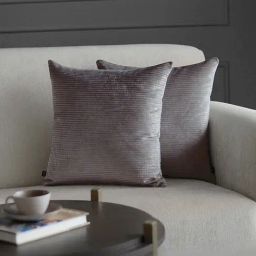 GM Visto Stripes Brown Cushion Covers - Set of 2-picture-7