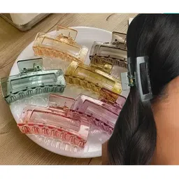 HANDBAG COLLECTION Women Set of 4 Claw Clip image 4