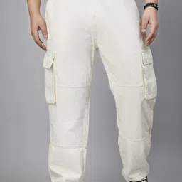 Style Quotient Men Comfort Relaxed Fit Mid-Rise Cargo Jeans-image-84