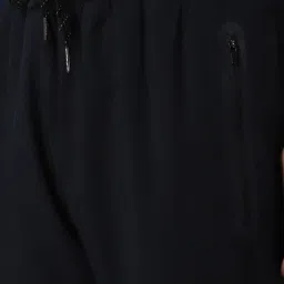 Louis Philippe Navy Slim Fit Trackpants image 4