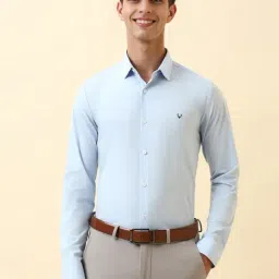 Allen Solly Blue Slim Fit Shirt-image-74