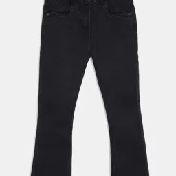 Tales & Stories Kids Black Bootcut Fit Jeans-picture-10