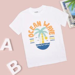 Pantaloons Junior Boys Bright White Printed T-Shirt-picture-46