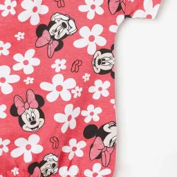 Fame Forever by Lifestyle Kids Red & White Cotton Floral Print T-Shirt image 4