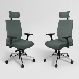 Godrej Interio Prime Grey Nylon High Back Chair-picture-19