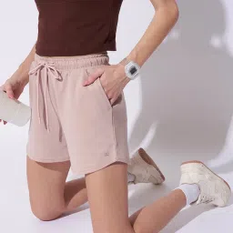 Ajile By Pantaloons Beige Mid Rise Shorts image 4