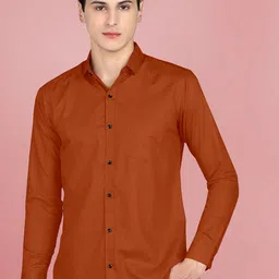 Fibermill Men Slim Fit Opaque Casual Shirt-picture-40