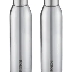 Borosil Hydra Easysip Silver Stainless Steel Water Bottle Set of 2 (750 ml)-picture-10