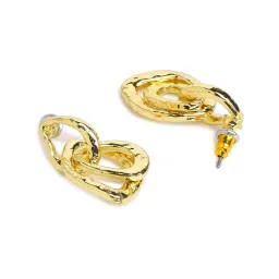 Accessorize London Interlocking Drop Earrings image 4