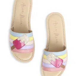Aria Nica Kids ICY BIG Multicolor Casual Slides image 4