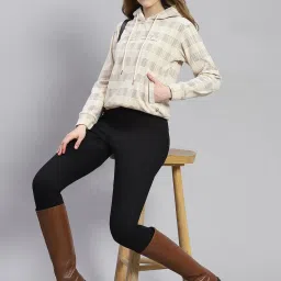 Monte Carlo Cream Graphic Print Hoodie image 4