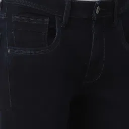 Van Heusen Navy Cotton Skinny Fit Jeans image 4