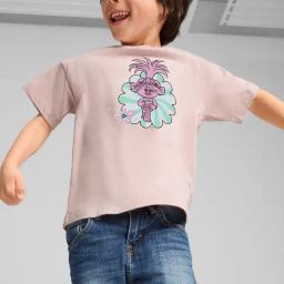 Puma Boys Pink Cotton Printed T-Shirt-picture-7
