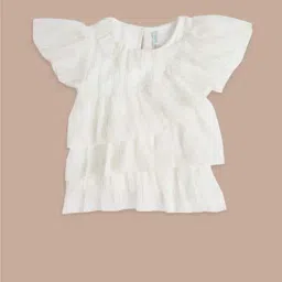Pantaloons Junior Kids Off-White Regular Fit Top-picture-18