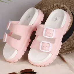 Carlton London Women's Pink Casual Sandals-picture-15