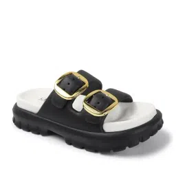 Carlton London Women's Black Casual Sandals image 2